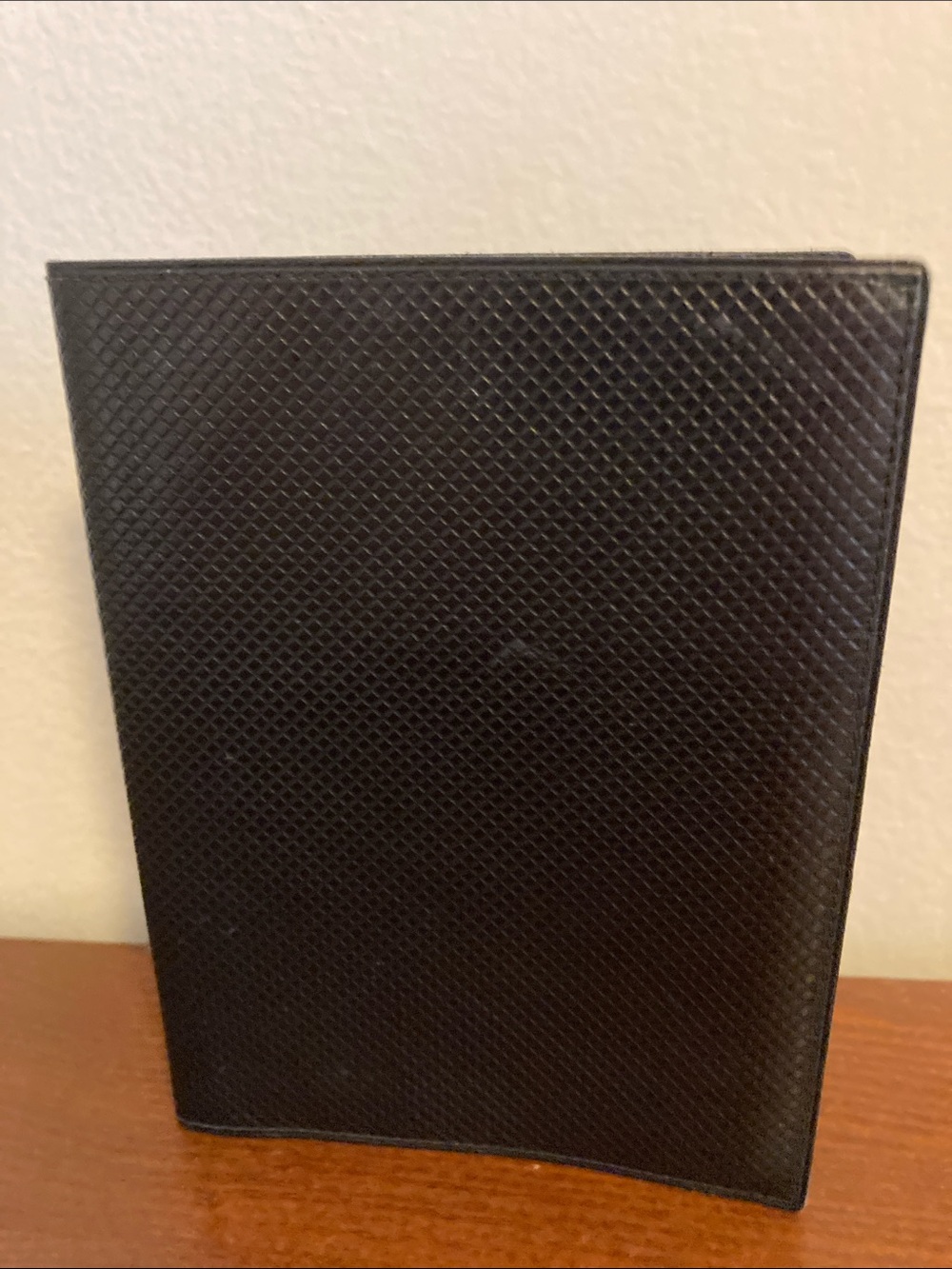 Bottega Veneta Black Textured Leather Wallet